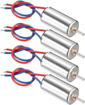 4PCS DC 3V 40000RPM Coreless Micro Motor 612 6x12mm for Airplane Model RC Toys