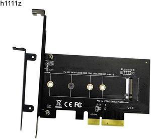 NGFF M.2 to PCI E 3.0 X4 Converter Card M2 PCIe NVMe SSD M Key Slot PCI E M2 NVMe SSD Adapter Riser Card for 2230 2242 2260 2280