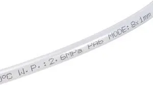 Nylon Tubing,6mm ID x 8mm OD,6.56Ft Length,Fuel Line Plastic Tubing,Pneumatic Hose Tube,for Air Brake System Or Fluid Transfer,Translucent