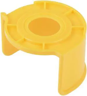 30mm Plastic Half Circle Emergency Stop Switch Push Switch Button Protective Cover Orange 1pcs