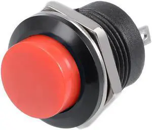 5Pcs,16mm Red Momentary Push Button Switch Round Button R13-507 SPST 1 NO