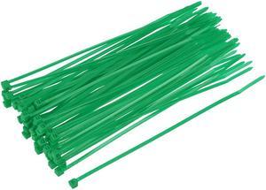 120pcs Cable Zip Ties 6 Inch x 0.1 Inch Self-Locking Nylon Tie Wraps Green