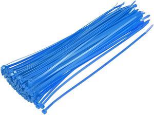 Cable Zip Ties 300mmx4.8mm Self-Locking Nylon Tie Wraps Blue 100pcs