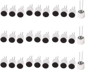 Unique Bargains 30 Pcs 6 x 5mm Electret Condenser PCB Inserts MIC Unit Microphone 6050