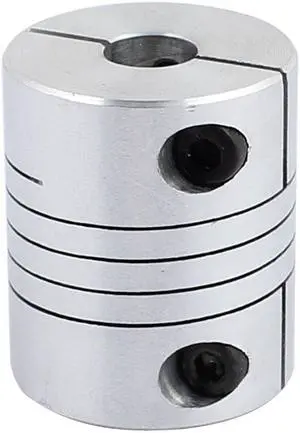 Unique BargainsMotor Shaft 8mm to 12mm Joint Helical Beam Coupler Coupling 25mm Dia 30mm Length