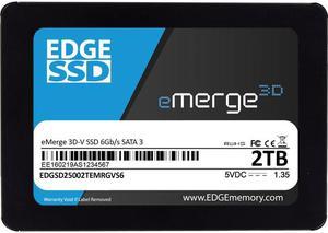 Edge Tech - PE254476 - EDGE eMerge 3D-V 120 GB 2.5 Internal Solid State Drive - SATA - TAA Compliant - 560 MB/s Maximum