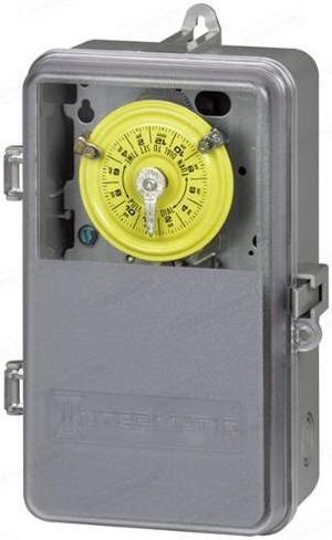 Electromechanical Timer,24-Hour,SPST INTERMATIC T101PCD82