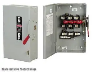 GE THN3362 60A 600V 3P Non-Fuse Heavy Duty Indoor Switch