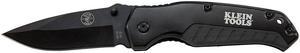 Klein Tools - 44220 - Black Lightweight Pocket Knife - 3-1/2'' Drop Point Blade