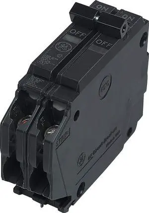 GE Industrial - THQP215 - 15A - 2 Pole - Thin Style - 120/240V - 10kAIC - Q-Line Series Circuit Breaker