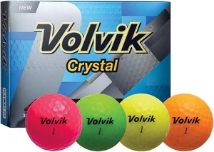 Volvik Crystal 3 Pc Assorted Golf Balls-Pink/Org/ Yellow/Grn - 9733 Volvik Crystal 3 Pc Assorted Golf Balls-Pink/Org/ Yellow/Grn - 9733