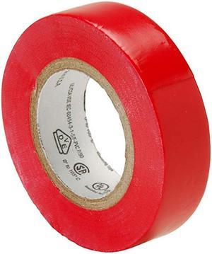 3M 35-RED-1/2X20FT Electrical Tape, 7 mil, 1/2"x20 ft, Red, PK100
