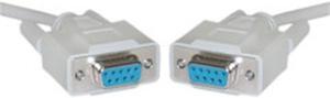 CableWholesale 10D1-20406 Null Modem Cable  DB9 Female  UL rated  8 Conductor  6 foot
