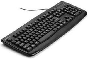 Kensington K64407US Kensington Pro Fit Washable Keyboard - PS/2, USB - 104 Keys - Black - Pack of 1