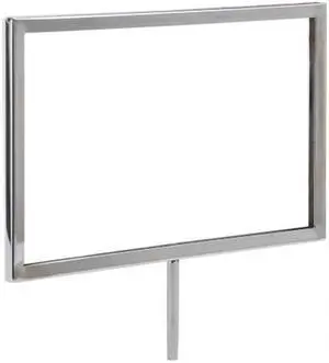 Econoco MCSW - 3711 11 W x 7 H in. Sign Holder With Welded 3 in. Swedge Stem