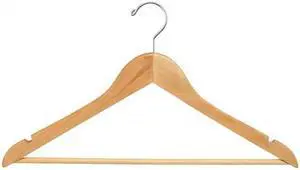 Econoco WH1731BNC 17 in. Wishbone With Chrome Hook And Wooden Bar