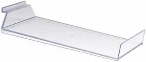 Econoco JMCP - ST Injection Molded Styrene Slanted Cap Shelf With Front Lip