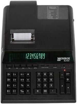 Monroe MNE8145XB 14 Digit Heavy Duty Calculator, Black