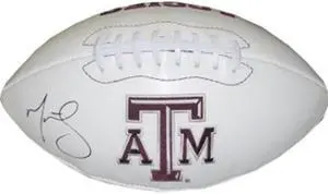 Athlon CTBL-013726 Martellus Bennett Signed Texas A&M Aggies Logo Football