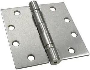 Deltana S45BBU26D 4.5 x 4.5 in. Heavy Duty Square Ball Bearings Hinge, Satin Chrome - Steel - 30 Case - Pack of 2