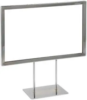 Econoco MCP711 11 W x 7 H in. Sign Holder With 4 in. Stems And Flat Base