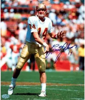 Athlon CTBL-006714a Brad Johnson Signed Florida State Seminoles 8 x 10 Photo