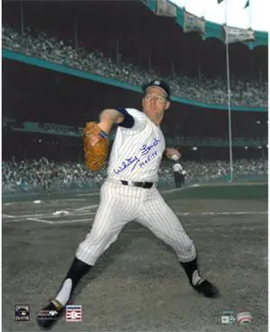 Whitey Ford signed New York Yankees 16x20 Photo HOF 74- MLB Hologram