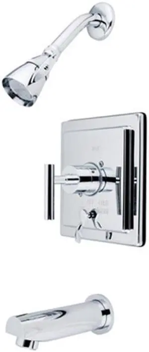Kingston Brass KB86510CML Single Handle Tub & Shower Faucet