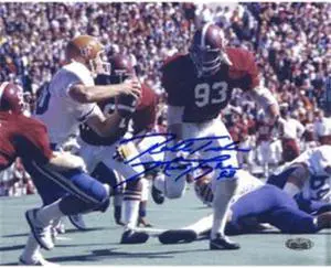 Marty Lyons signed Alabama Crimson Tide 8x10 Photo Roll Tide- Steiner Hologram
