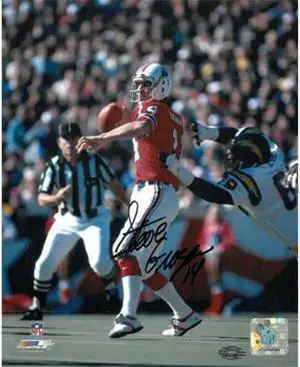 Steve Grogan signed New England Patriots 8X10 Photo