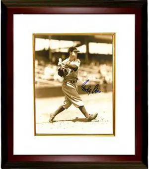 Goody Rosen signed Brooklyn Dodgers Vintage Sepia tone 8x10 Photo Custom Framed