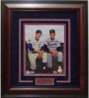 Phil Niekro signed Atlanta Braves 8x10 Photo Custom Framed 318 W's w/ Joe Niekro