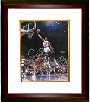 Athlon CTBL-MW14535 John Salley Signed Detroit Pistons Photo Custom Framed - 8 x 10