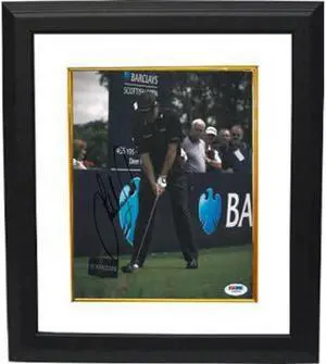 Athlon CTBL-BW14072 Lee Westwood Signed Photo Custom Framed PGA Scottish Open - PSA Hologram - 8 x 10