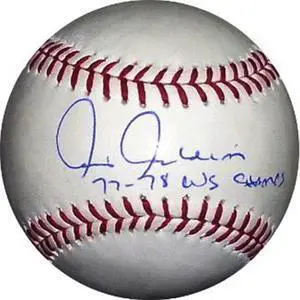 Chris Chambliss signed Official Major League Baseball 77-78 WS Champs (Indians/Yankees/Braves)