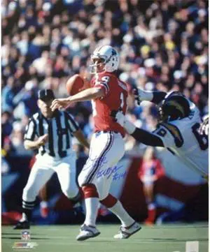Steve Grogan signed New England Patriots 16X20 Photo Steve Grogan signed New England Patriots 16X20 Photo