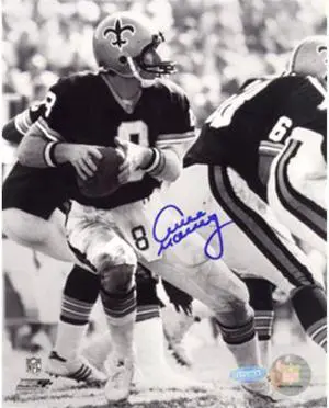 Athlon CTBL-017264 Archie Manning Signed New Orleans Saints 8 x 10 Photo Vintage B&W - Steiner Hologram