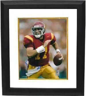 Matt Leinart signed USC Trojans 8x10 Photo Custom Framed 04 Heisman- Leinart Hologram
