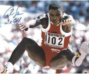 Athlon CTBL-015102 Carl Lewis Signed Team USA Photo 1988 Seoul Olympics 9X Gold - 16 x 20