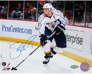 Athlon CTBL-017052 Shea Weber Signed Nashville Predators Photo - Horizontal Jersey - Steiner Hologram - White - 8 x 10