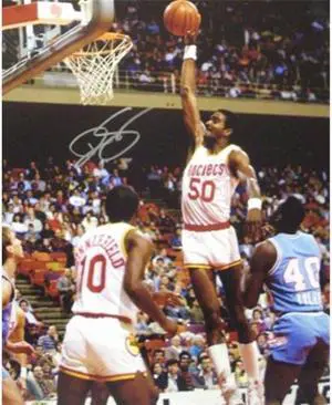Ralph Sampson signed Houston Rockets 16x20 Photo