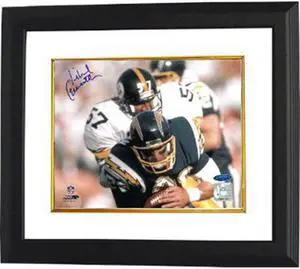 Athlon CTBL-BW7880 Mike Merriweather Signed Pittsburgh Steelers 8 x 10 Photo - Tri Star Hologram