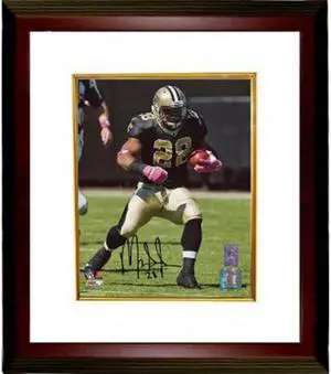 Mark Ingram signed New Orleans Saints 8x10 Photo Custom Framed- Ingram Hologram