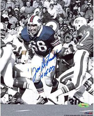 Athlon CTBL-015393 Joe Delamielleure Signed Buffalo Bills 8 x 10 Spotlight Photo - HOF 03 Tri-Star Hologram