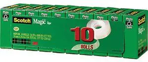 Scotch Tape,Magic,W/Dspnsr,10/Pk 810K10C17MB