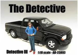 American Diorama 23893 The Detective No.3 Figure for 1-18 Scale Models