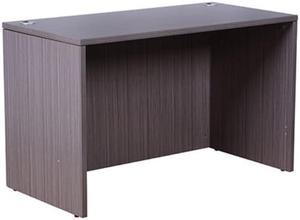 Norstar N104-DW Desk Shell, 48 x 24 in. - Driftwood