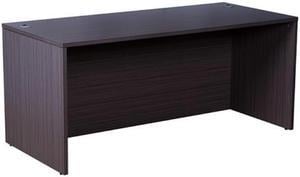 Norstar N102-DW Desk Shell, 66 W x 30 D in. - Driftwood