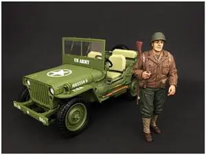 American Diorama 77410 1 by 18 Scale US Army WWII Figure I American Diorama 77410 1 by 18 Scale US Army WWII Figure I