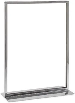 Econoco MVER114 11 W x 14 H in. Vertical Sign Holder With Flat Base